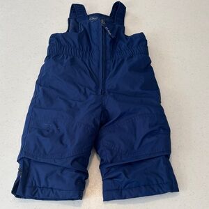 LL Bean Blue Snow Pants 12-18mo